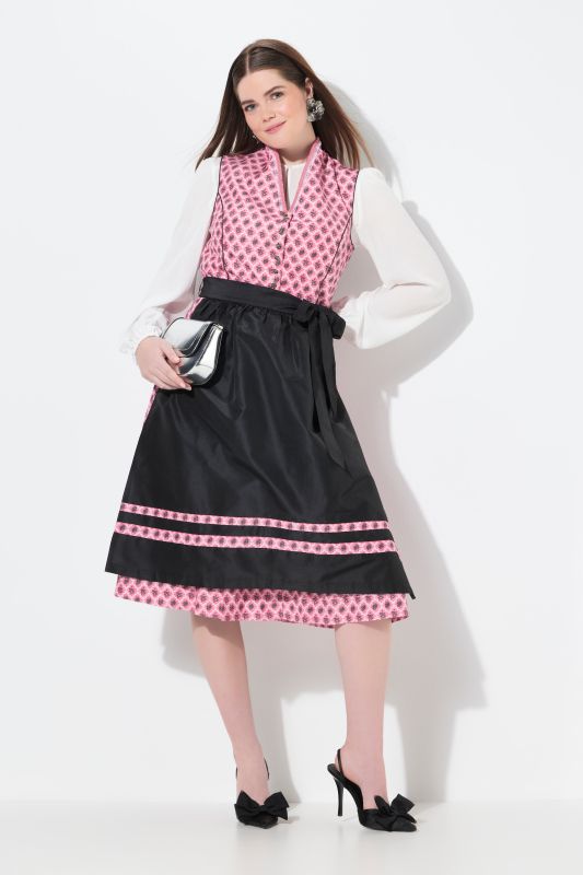 Рокля Dirndl с ориенталски принт