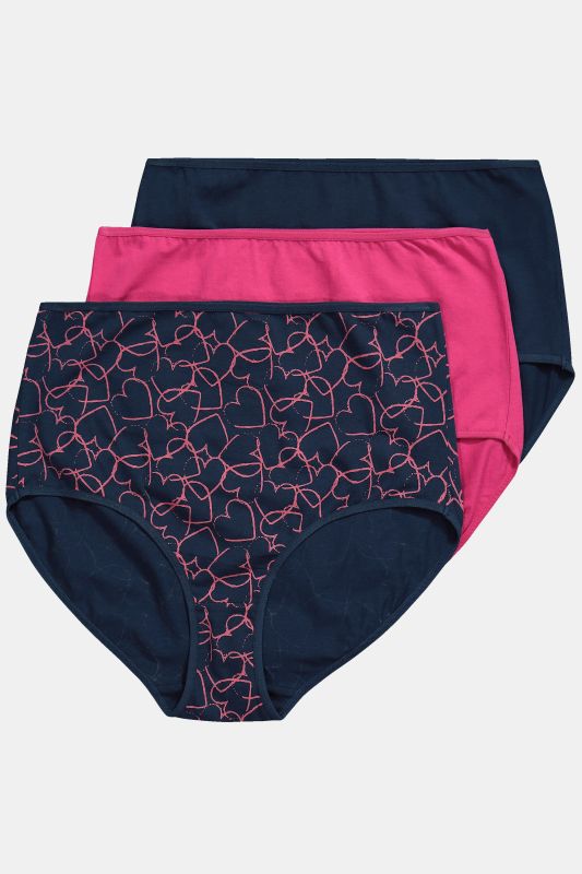 Бикини комплект от 3 броя с принт на сърца