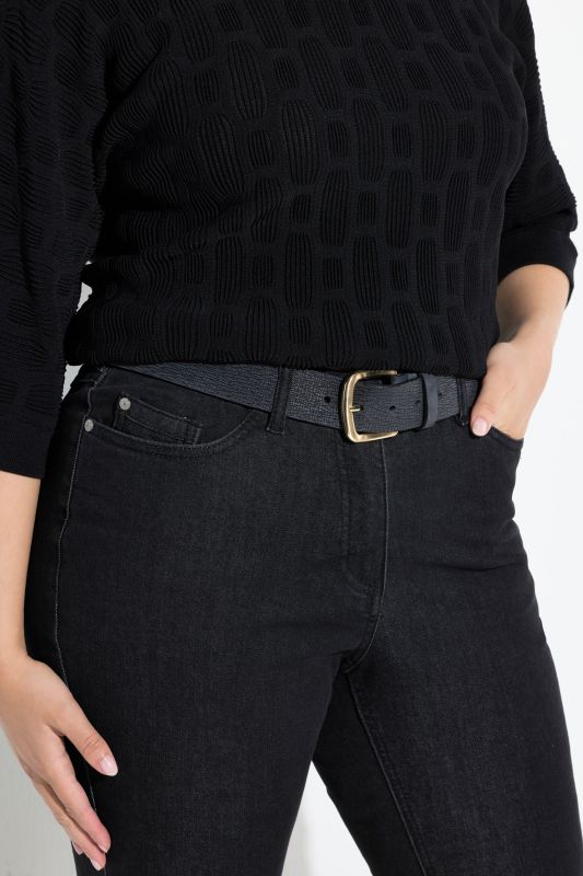 Колан за дънки със златна катарама