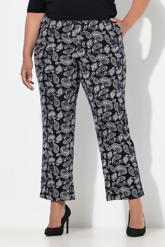 Панталон с пейзли принт