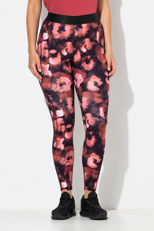 Клин спортен с абстрактен флорален принт