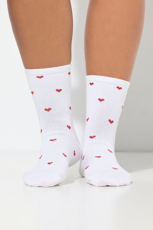 Чорапи с принт на сърца