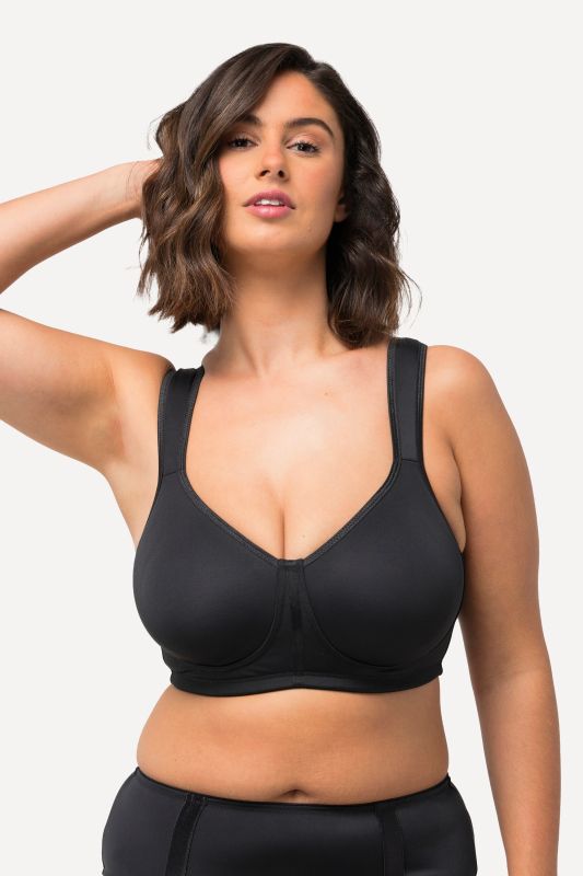 Satin Trim Wirefree Stretch Microfiber Wellness Bra