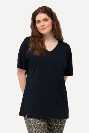 Eco Cotton Vertical Seam Short Sleeve Tee