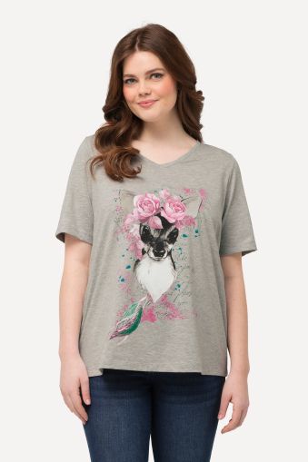 Flower Fawn Short Sleeve Graphic Tee