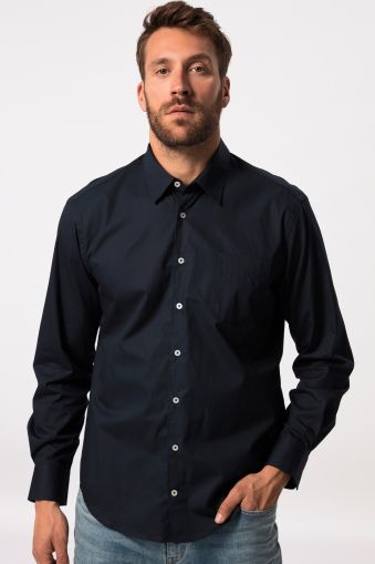 Shirt, long sleeve, Kent collar, modern fit, up to 8 XL, tall