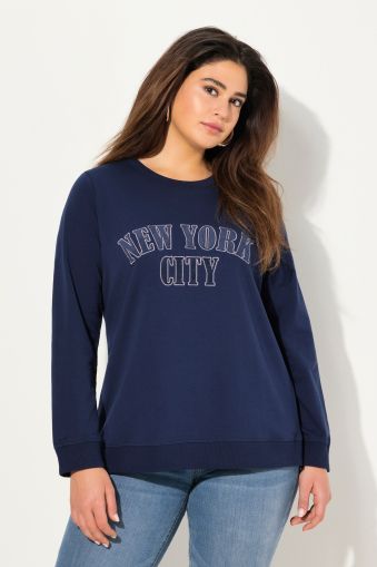 NYC Embroidered Long Sleev Sweatshirt