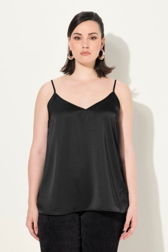 Satin Spaghetti Strap Tank