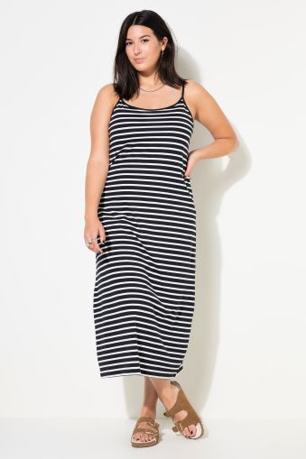 Striped Spaghetti Strap Dress