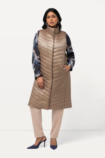 Quilted Longline Vest