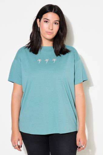 Palm Tree Embroidered Tee