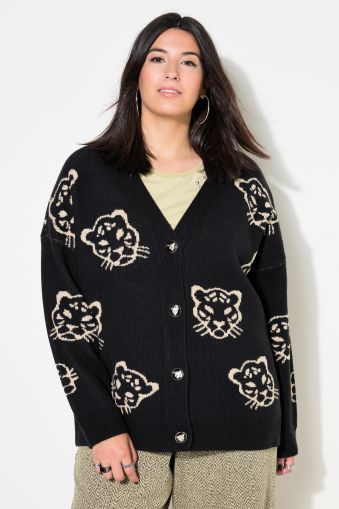 Leopard Head Cardigan