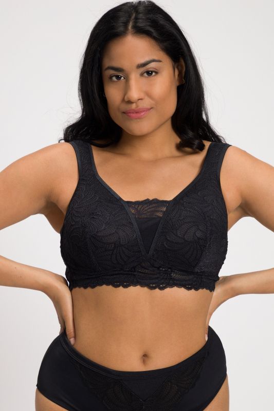 Lace Detail Wirefree Bralette