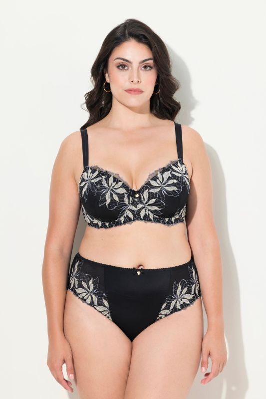 TRUYOU Floral Embroidery Bra