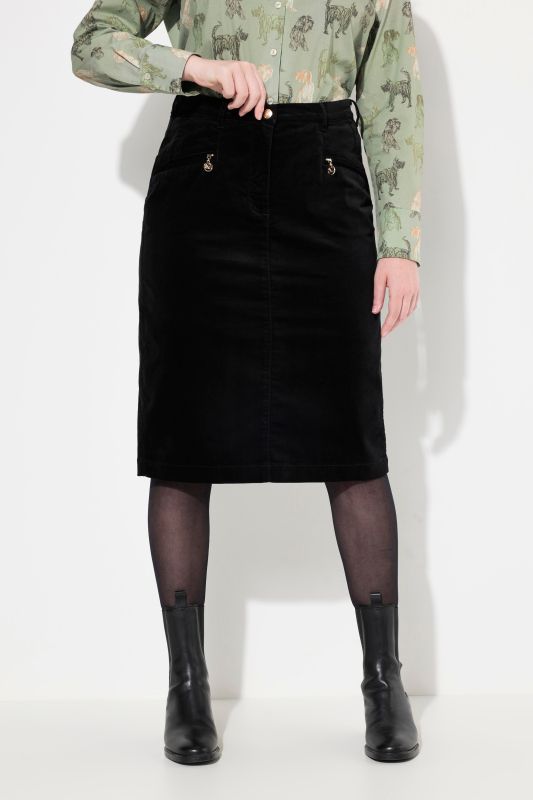 Velvet Stretch Fit Mony Skirt