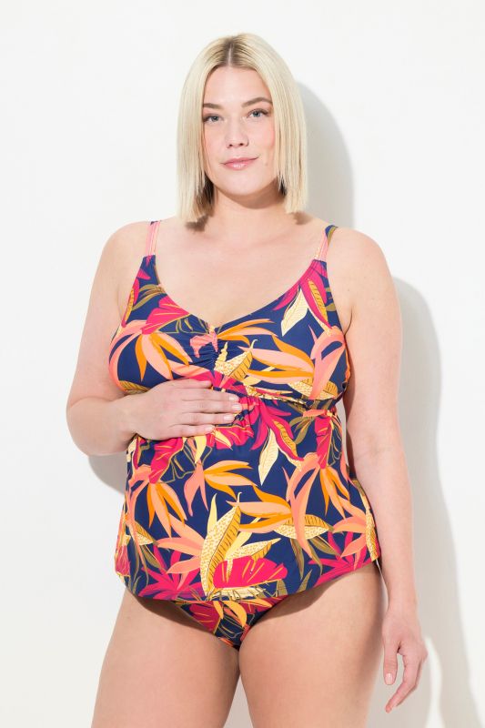 Bellieva Leaf Print Tankini Set