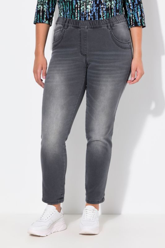Washed-Look Jeggings