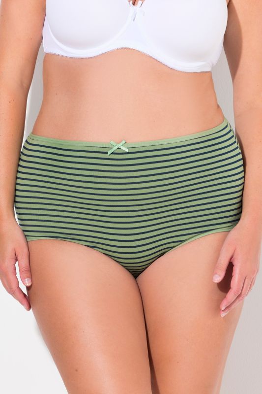 5 Pack Maxi Briefs- Stripes