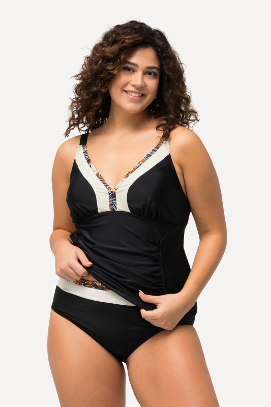 Colorblock Tankini Set