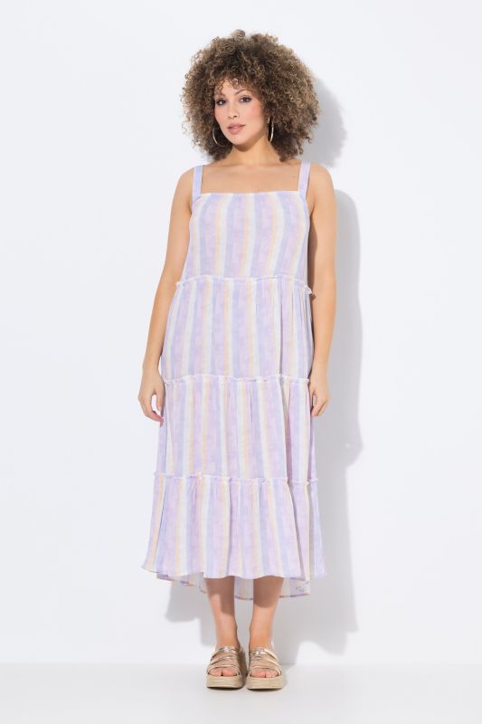 Pastel Stripe Sleeveless Dress