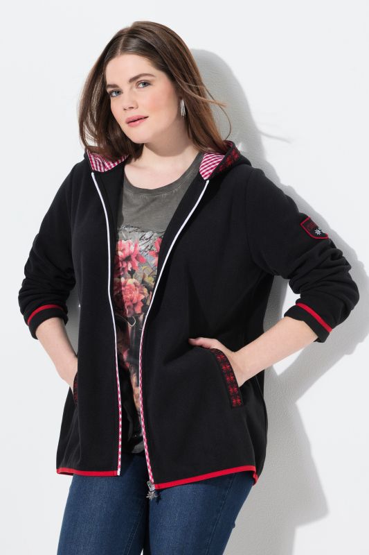 Hooded Fleece Zip-Up Jacket