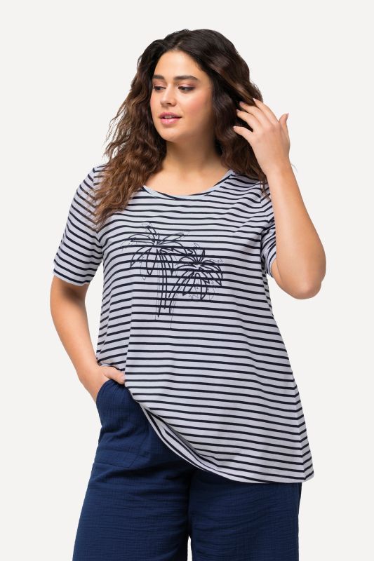 Palm Tree Embroidered Tee