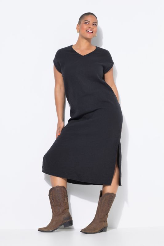 Muslin midi dress