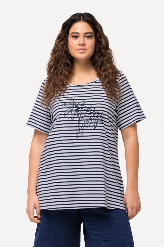 Palm Tree Embroidered Tee