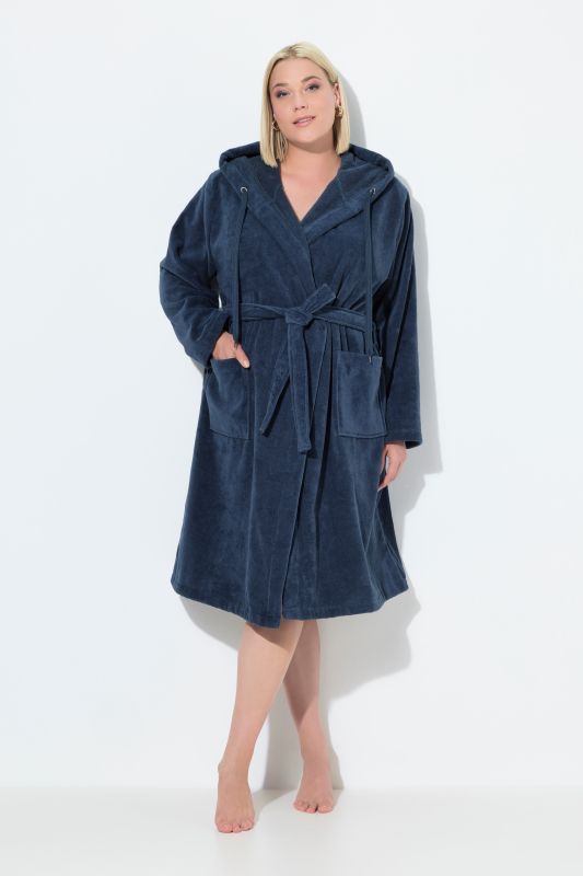 Terry Cloth Belted Bathrobe