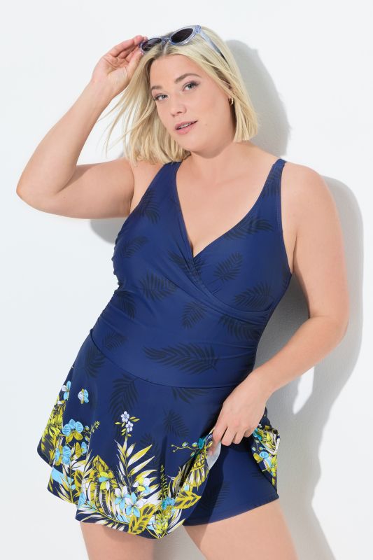 Jungle Foliage Swim Dress