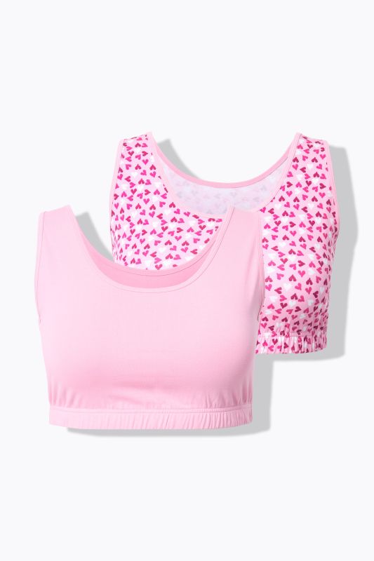 2 Pack Bralettes- Sweet Check