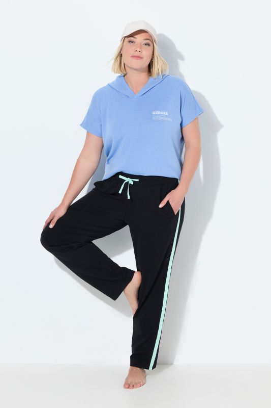 Side Stripe Elastic Waist Joggers