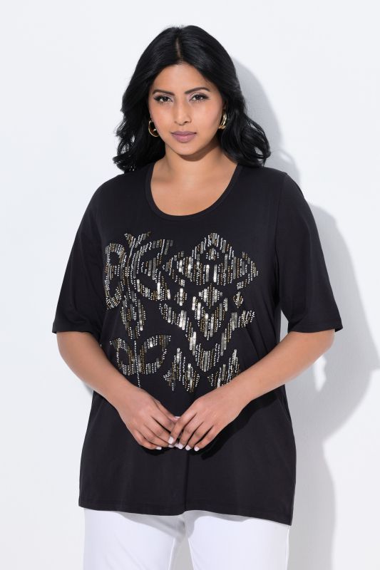 Sequined Short Sleeve Tee