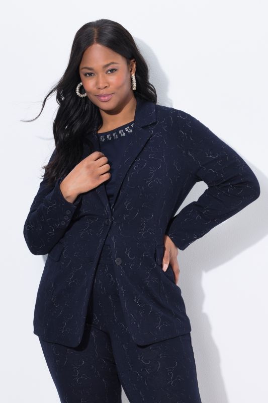 Jacquard Jersey Blazer