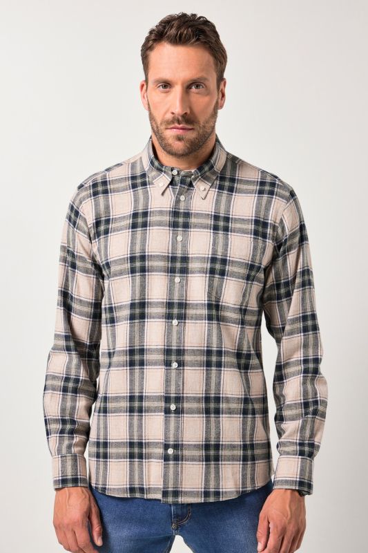 Check flannel shirt
