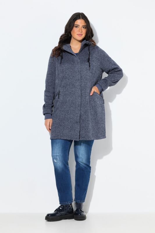 Knit Fleece-Lined Jacket