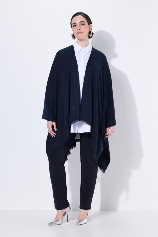 Sparkling Knit Poncho