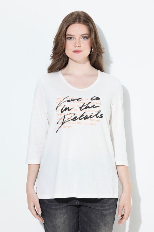 Love Is In The Details 3/4 Sleeve Graphic Tee