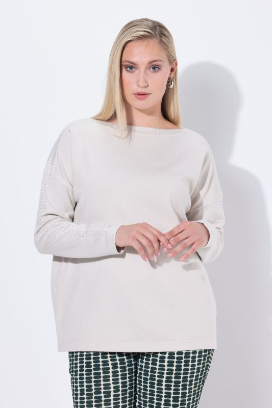 Oversized Boat Neck Sweater