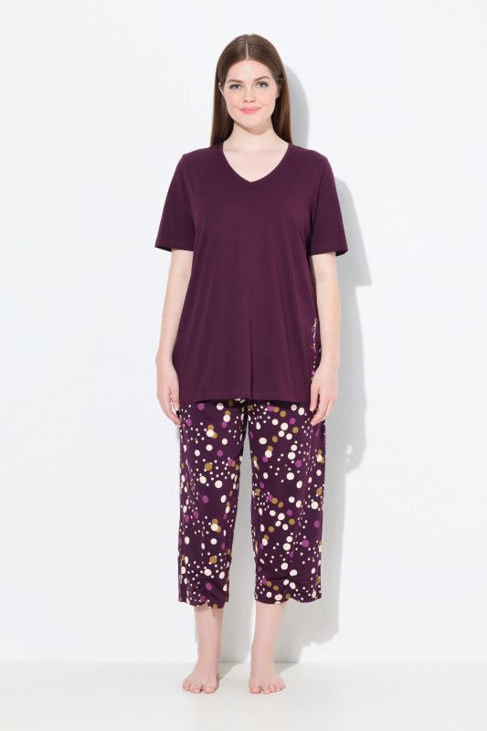 Polka Dot Two Piece Pajama Set