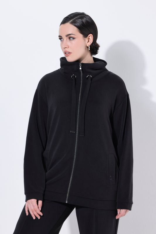 Stand-Up Collar Sweatshirt
