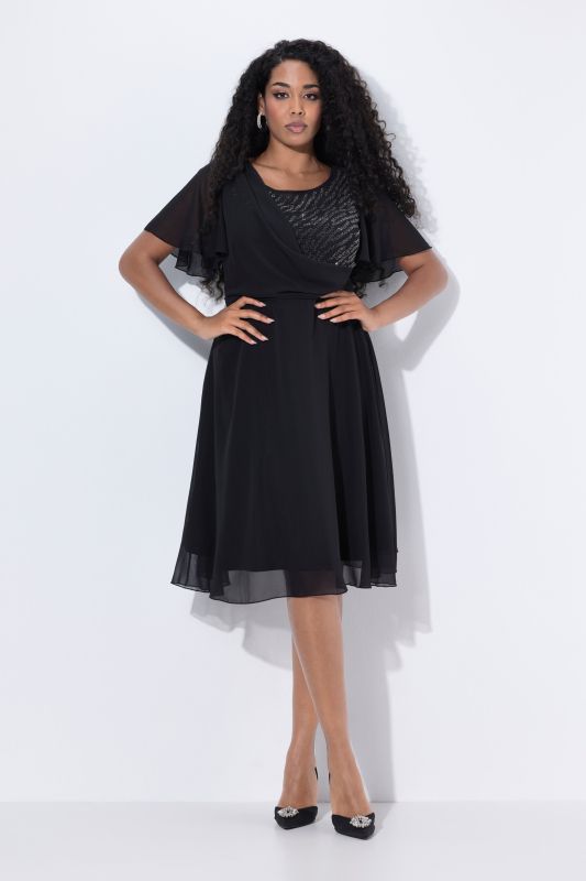 Sparkling Chiffon Cocktail Dress