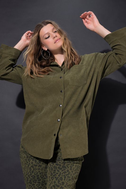 Риза от рипсено кадифе