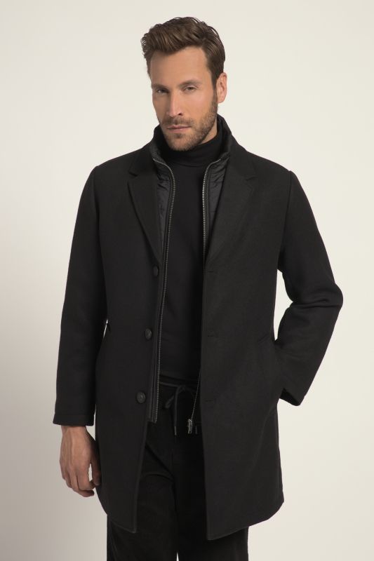 Wool-blend coat