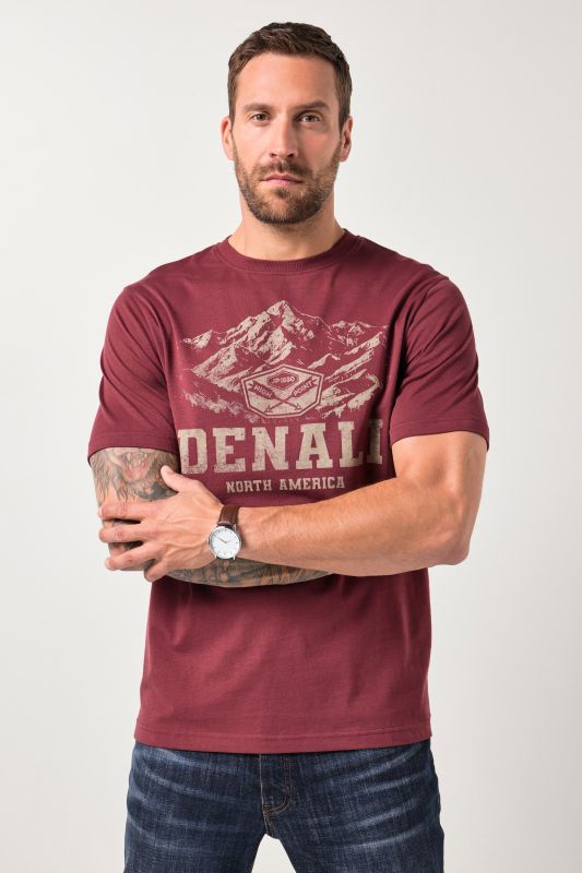 Тениска с принт и къси ръкави