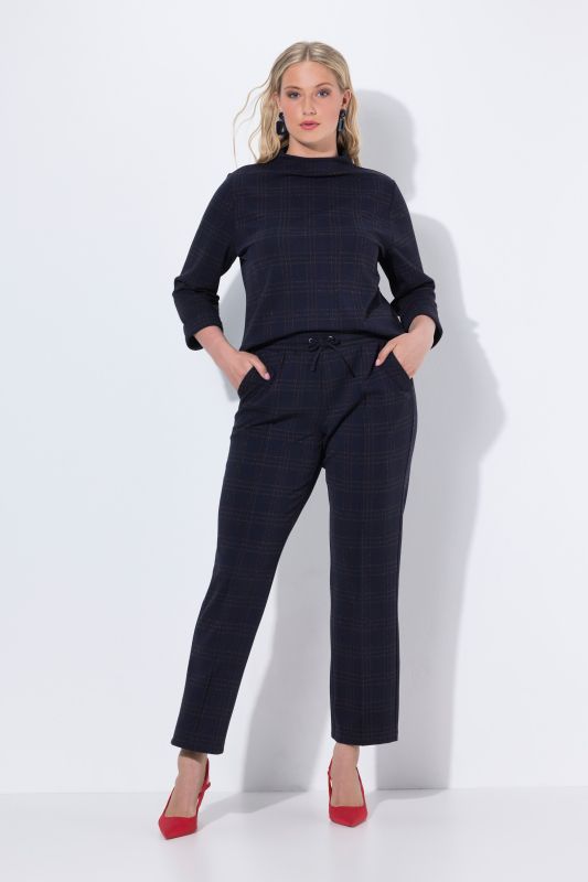 Glitter Check Punto di Roma Pants