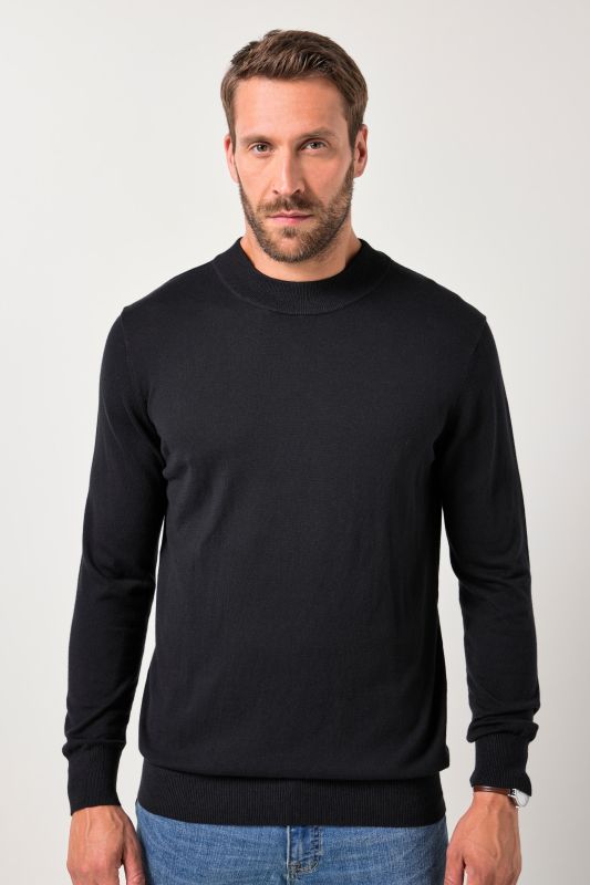 Пуловер с кръгло деколте