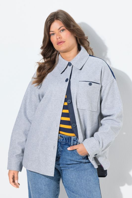 Яке тип риза с дънкови детайли