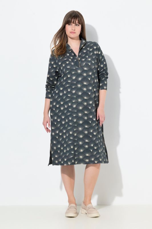 Eco Cotton Dandelion Print Sweatshirt Dress