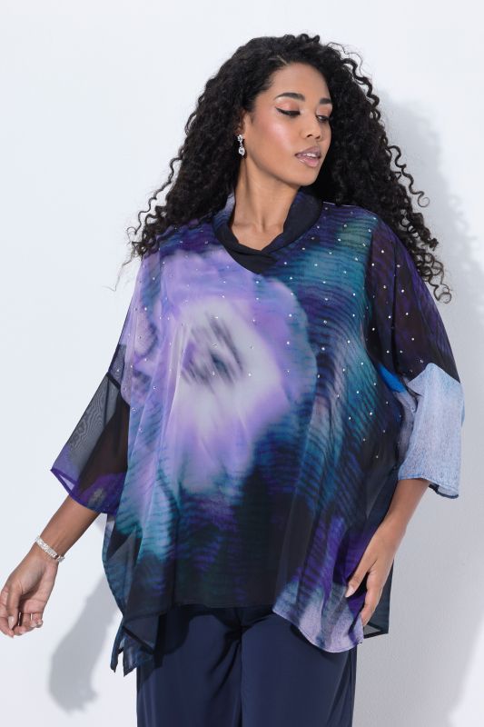 Northern Lights Layered Chiffon Blouse